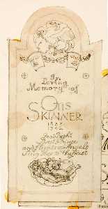 7 Sketches for Memorial Tablet to Otis Skinner