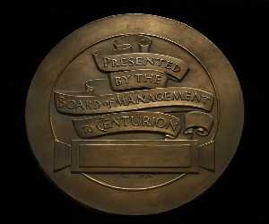 Century Association Service Medal (reverse)