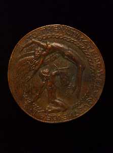 barry faulkner Botas retrato Medalla ( inverso )