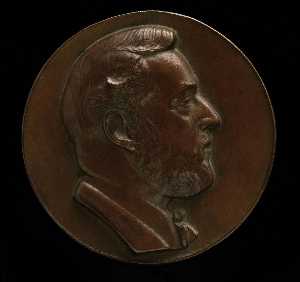 阿尔伯特·加勒廷 肖像  勋章