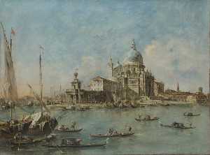 Venecia la punta de la aduana con s . María de la Saludo