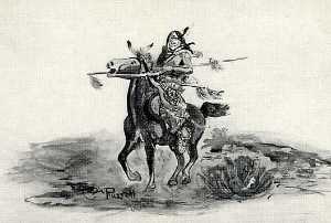 Ni Ka Wu, Warrior Brave, (painting)