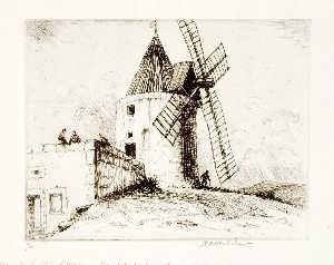 le moulin d'Alphonse Daudet , Fontvieille
