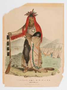 Waa n / a taa , Principal en batalla , Jefe de el sioux Tribu