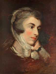 Head of a Woman (perhaps Sarah Siddons, 1755–1831)