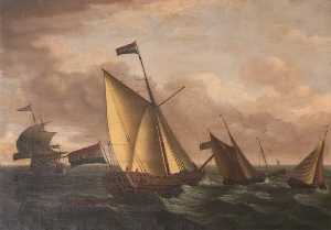 los buques holandeses cómo  Picado  mares