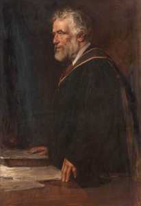 教授 约翰·克莱兰 ( 1835–1924 ) , 教授 的 解剖学  在 大学 的 格拉斯哥