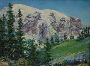Mt. Rainier, (painting)
