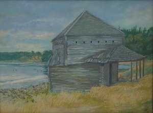 Historic Old Fort, (painting)