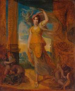 A Lady as a Sibyl (Possibly Harriet Mellon)