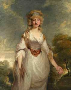 portrait de dame Almeria Charpentier