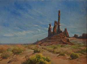 The Totem Poles, (painting)