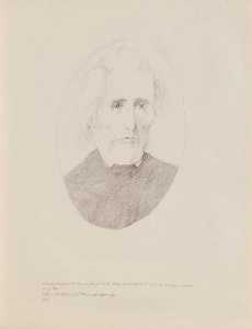 (Study for the Three Presidents from Tennessee) Drawing of Andrew Jackson for a Bas relief Sculpture to Be Installed in the Federal District Courthouse, Nashville, Tennessee