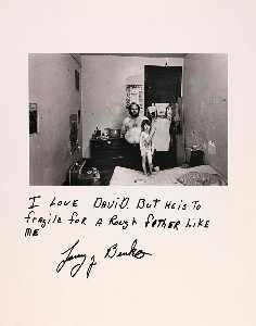 Untitled I love David. But he is to fragile for a rough father like me Larry J Benbo, from the series Rich and Poor