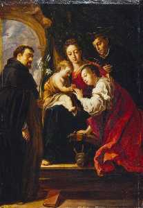 The Mystic Marriage of Saint Catherine (copy after Domenico Fetti)
