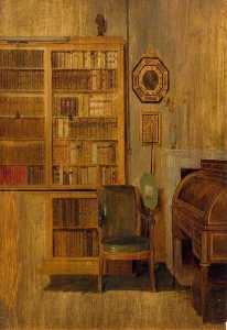 A Book Case (sketch for 'The Letter of Introduction')