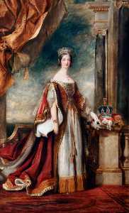 la reine victoria ( 1819–1901 ) , dans robes de l'etat
