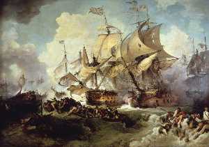 la bataille de au  premier  de  Juin  1794