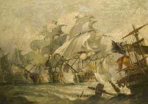 Die Schlacht von Trafalgar 21   Oktober statt  1805