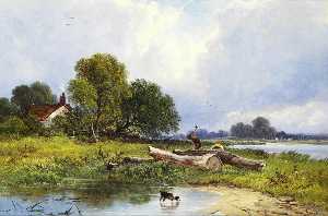 Woodcutters in a Landscape