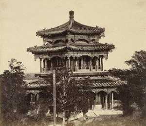 великий Царская Дворец Yuen Мин Yuen Перед Сжигание , Pekin