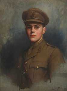 sir felix ( Klo Morgan ) Brunner ( 1897–1982 ) , 3rd Bt , wie ein Artillerie Offizier