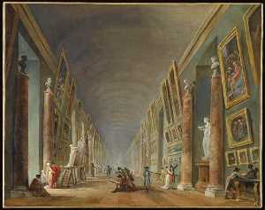ラ グランデ  ギャラリー  デュ  ルーブル美術館  アプレ  1801