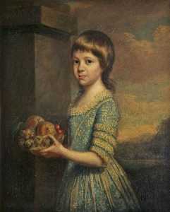 María Cobarde ( 1769–1851 ) , más tarde condesa de sefton , como un chica joven