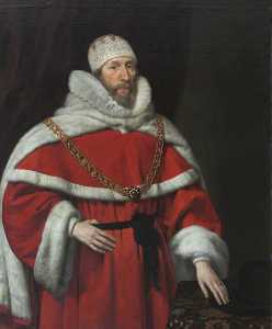 presidente della corte suprema Signore Enrico Hobart ( d . 1625 ) , 1st Bt