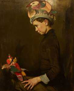 The Paper Cap (Ben Nicholson, 1894–1982, as a Boy)