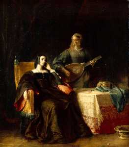 Katherine di Aragona con lei Cameriera