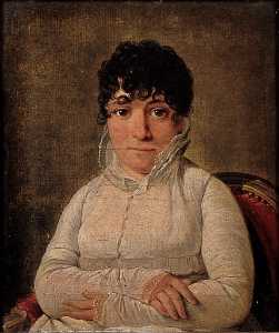 Portrait de Marguerite Colette Le Roux, épouse de Antoine Michel Crucy