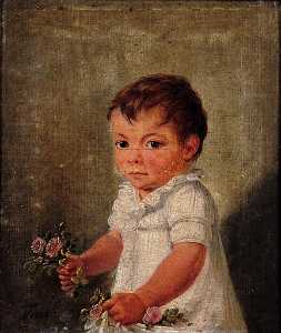 Ritratto de célestin crucy , età de trois ans