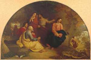 jésus christ Lamentant  plus  Jérusalem