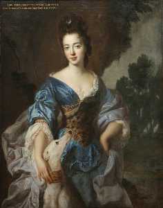 Lady Mary Herbert (1659–1744 1745), Viscountess Montagu, Previously the Honourable Lady Richard Molyneux, and Later Lady Maxwell, as Diana