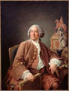 Porträt du scuplteur edme bouchardon ( 1698 1762 )