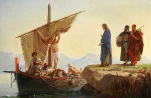 Cristo Chiamata gli apostoli James e john