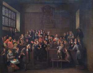 die wahl in der Rathaus von oxford , 14 März , 1688 ( der versuch von james ICH ICH erzwingen Oxford Stadt Rat zu Wählen sein nominee als alderman )
