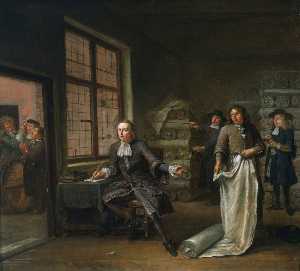 The Interior of a Cloth Merchant's