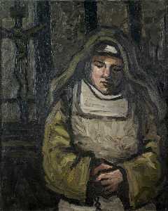 Nun at a Crucifix