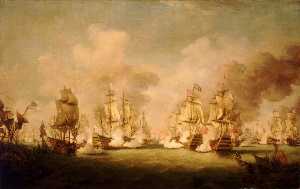 la battaglia di Barfleur , 19 Potere 1692