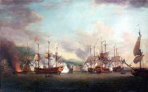 ザー のキャプチャ ポート ルイス , キューバ , 8 月 1748