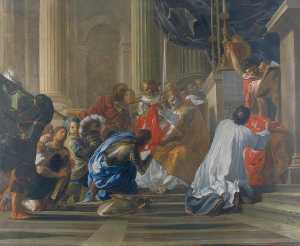 Raymond de saint Gilles prenant la croix