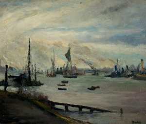 The Thames near Rotherhithe, London