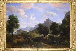 Vue du Mont Pieria et de la ville de Dion