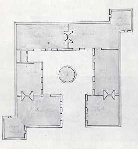 Plan of Captain Sutter's House, (painting)