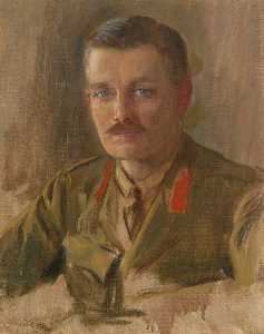 Colonel Sir Hereward Wake (1876–1963), 13th Baronet, Member of Information Department (study related to 'The Supreme War Council in Session at Versailles on 3rd July 1918')