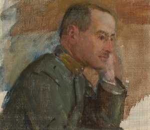 Colonel Busanelli, Italian Chief of Staff (preparatory study for 'The Supreme War Council in Session at Versailles on 3rd July 1918' and 'Armistice Meeting 3rd and 4th November 1918')