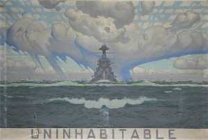 'There is no uninhabitable unnavigable' (triptych, centre panel)
