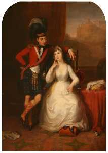 Marriage Portrait of Lieutenant Colonel James Stewart to Williamina Kerr, 1803